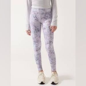 Athleta Girl High Rise Chit Chat Tight in Hera‎ Abstract Grey Size Large - 12